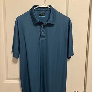 Men's PGA Golf Blue Polo Shirt size medium